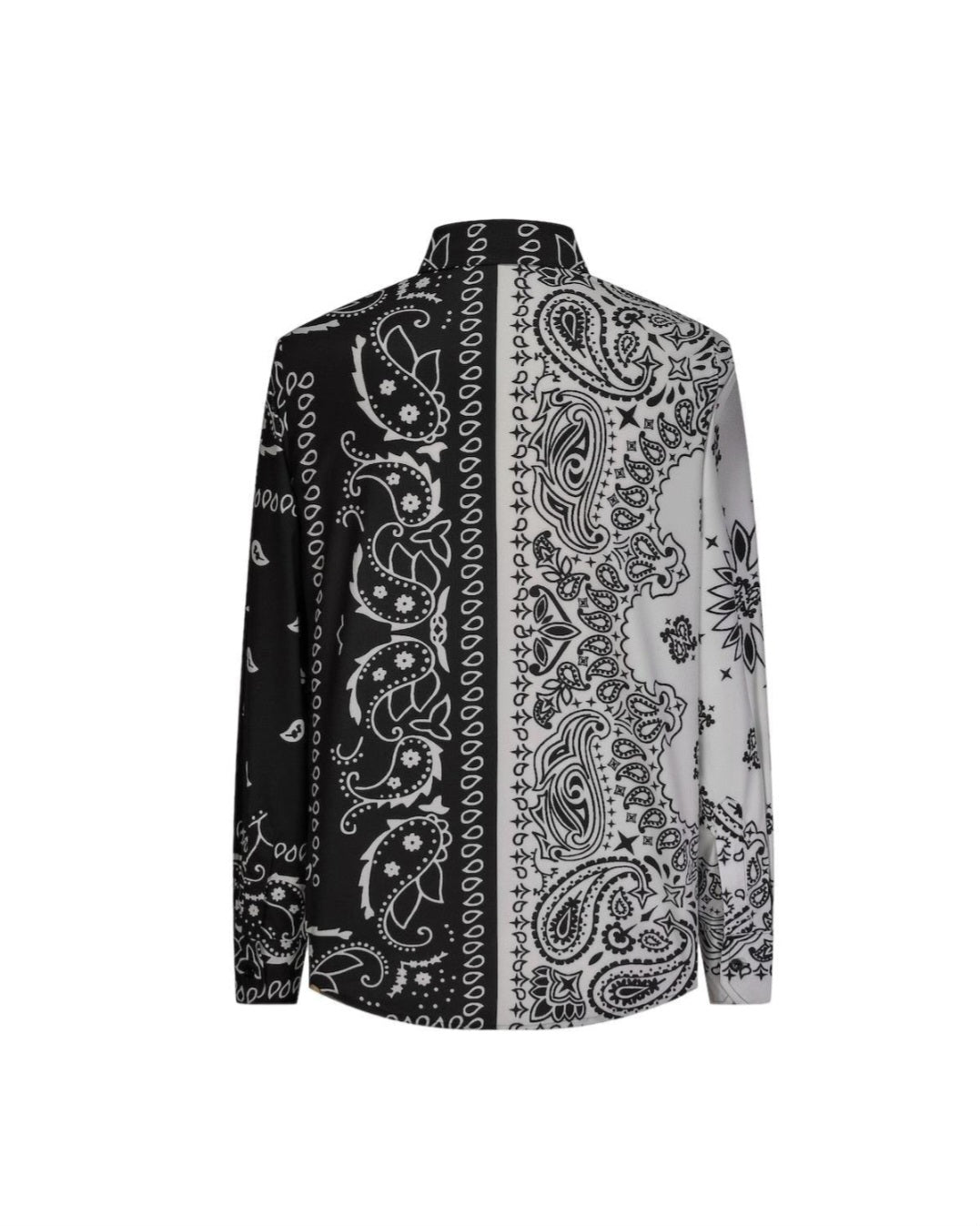 FRILIVIN black and white bandana shirt