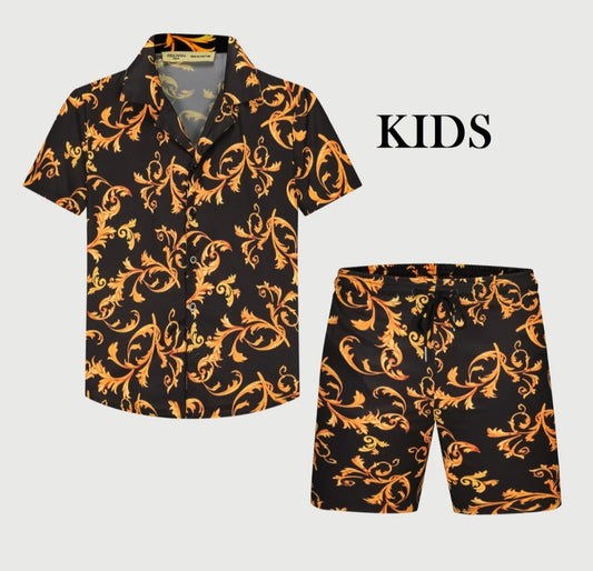 ENSEMBLE GARÇON STYLE FLORAL